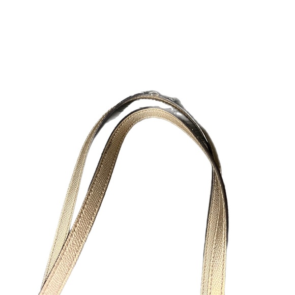 *RARE* Coach City Zip Tote Signature Metallic Gold Platinum Bag. - Picture 11 of 12